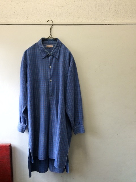 1950~60's Vintage French Grandfather Shirt (1950~60年代 フランス