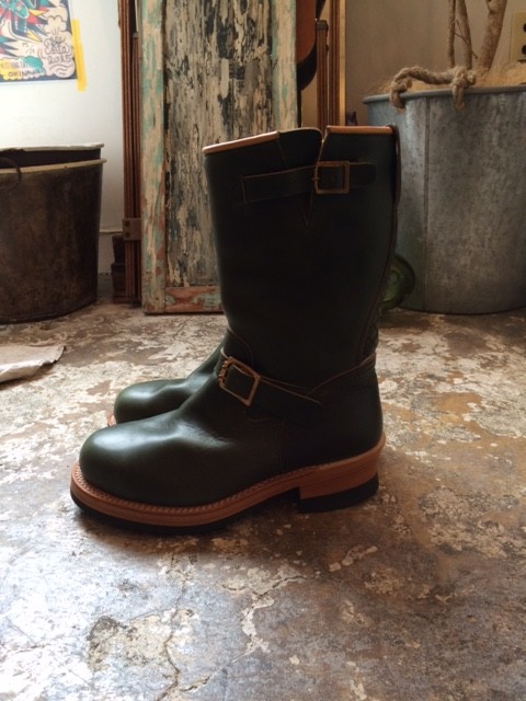 MADE IN GM JAPAN/Engineer Boots green (メイド イン ジーエム ジャパンのエンジニアブーツ