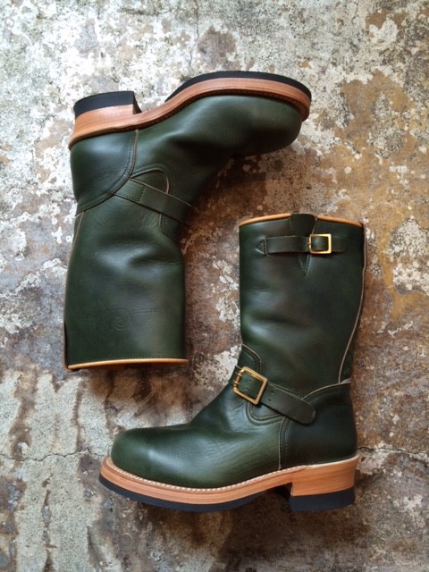 MADE IN GM JAPAN/Engineer Boots green (メイド イン ジーエム ジャパンのエンジニアブーツ