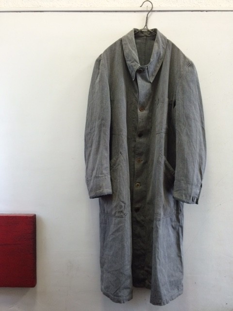 1940~50's Vintage French Atelier Coat with Cuffs