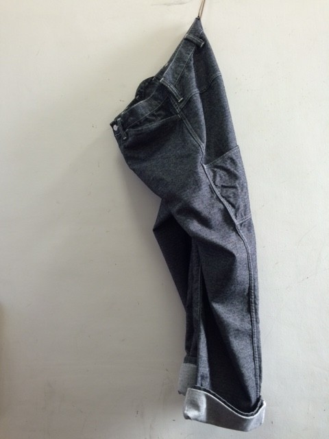 TENDER Co. / Type132D Wide Pants With Driver's Pockets "Wool Cotton Herringbone"