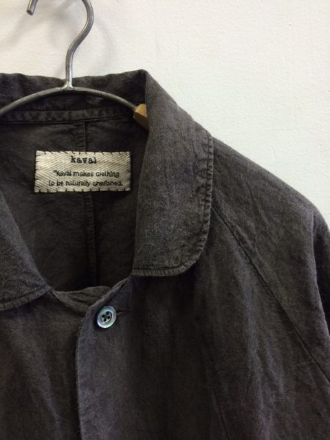 kaval/B&S Special Dohchu Blouse  "sumi dyed"