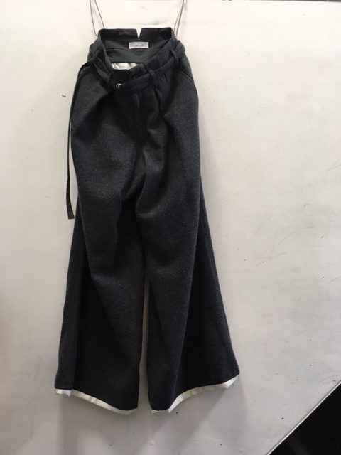 sulvam 19aw ハイウエストバギーパンツ