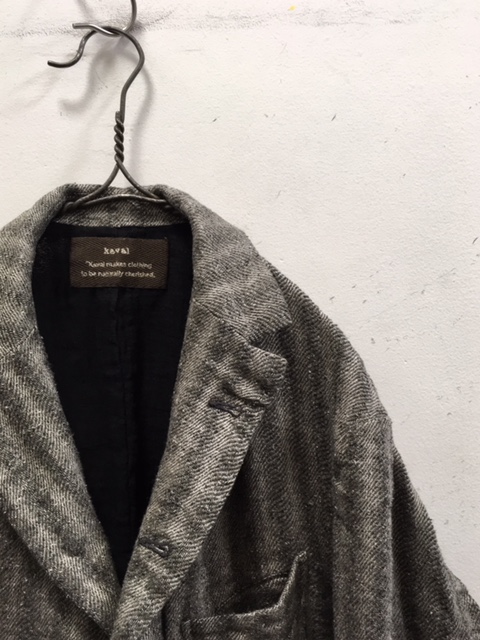 kaval/Narrow 5B Jacket silk linen(カヴァルのシルクリネン素材のジャケット) |  東東京、東日本橋、馬喰町エリアのセレクトショップ｜BROWNu0026SEEDLING