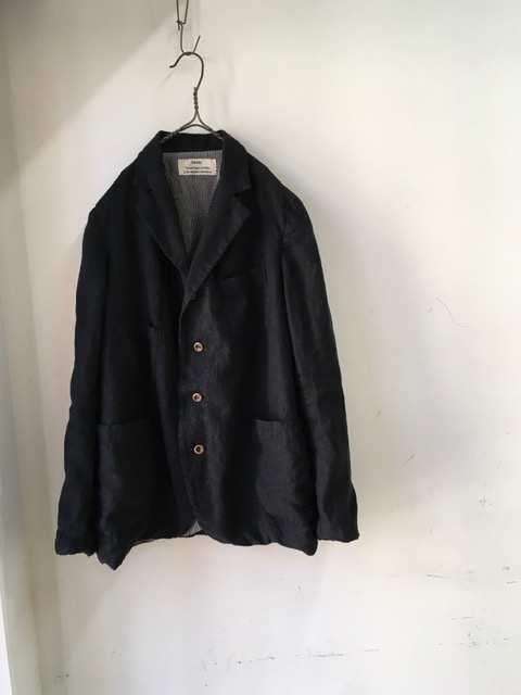 在庫処分・数量限定 kaval New simple jacket カヴァル シルク100% 未