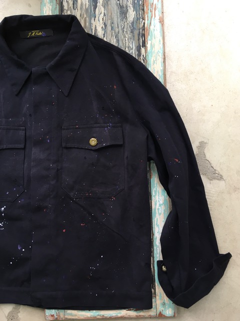 ARCHIVIO J.M. Ribot/Painted Worker Jacket(アルキビオのワーク 