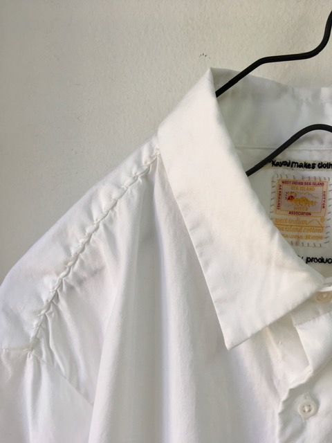 kaval / basic plain shirt hand sewn 