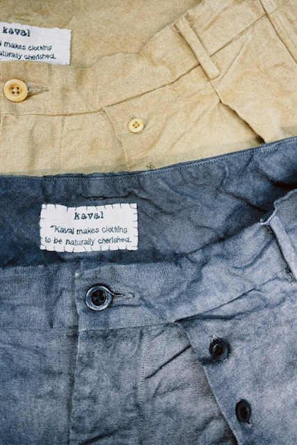 に初値下げ！ 【kaval】button tuck trousers logwood | www.tegdarco.com