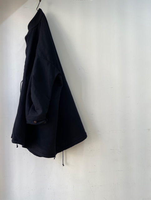 kaval / blanket stitched stand collar coat (カヴァルのブランケット 