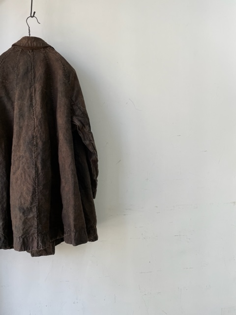 kaval shop coat kakishibu dyed M-