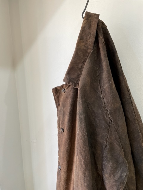 kaval / sabi＋kakishibu dyed dohchu coat “hand-stitched