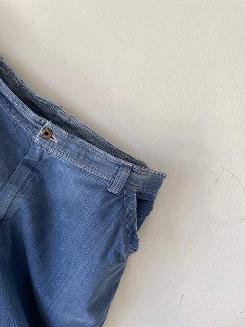 1960's Vintage painter pants, vat dye denim “KITCHEN PEABODY