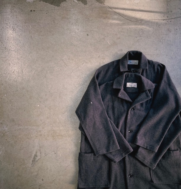 kaval / stole coat “fluffy wool cashmere”(カヴァルのふわふわな